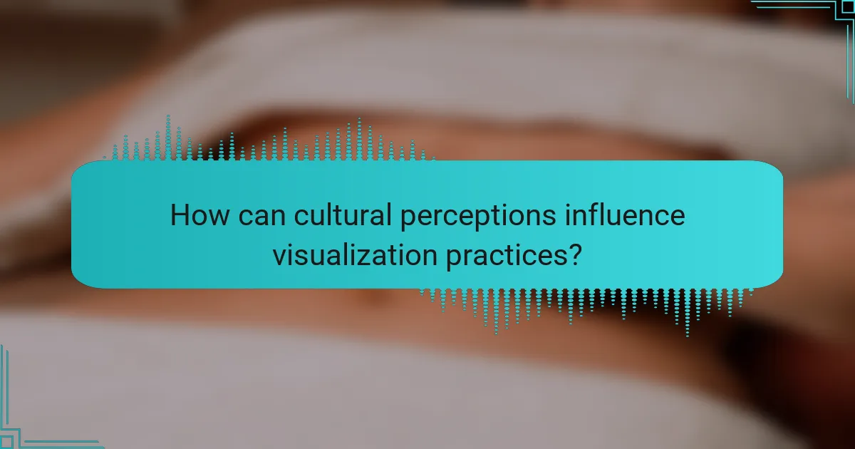 How can cultural perceptions influence visualization practices?